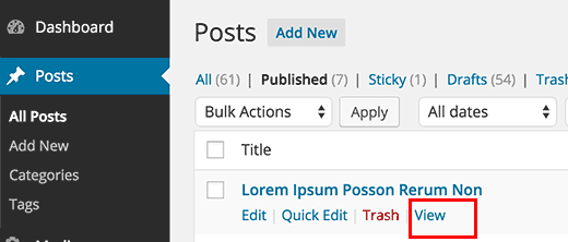 Finding the URL of a single post in WordPress