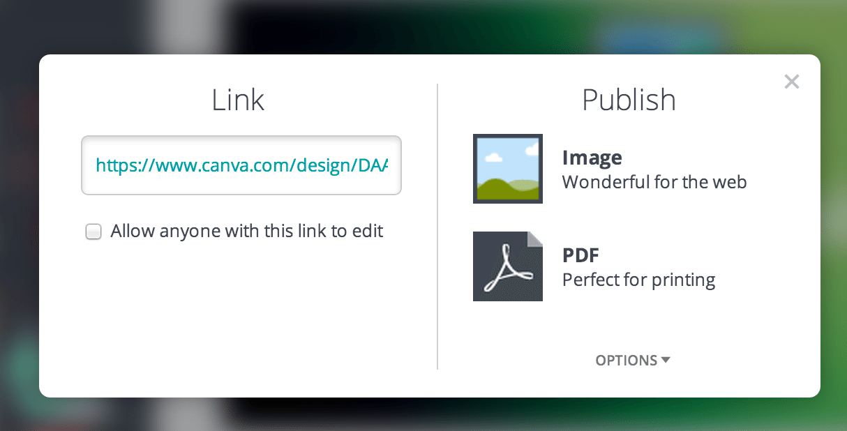 publish image canva