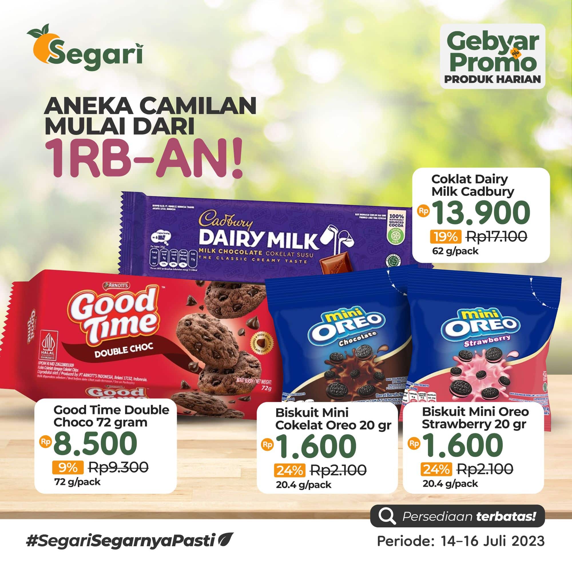 ANEKA CAMILAN HEMAT
MULAI DARI 1RB-AN! 🥳