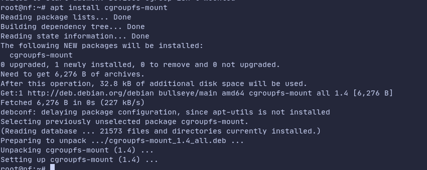 proses instalasi cgroupfs-mount lxc debian nat vps