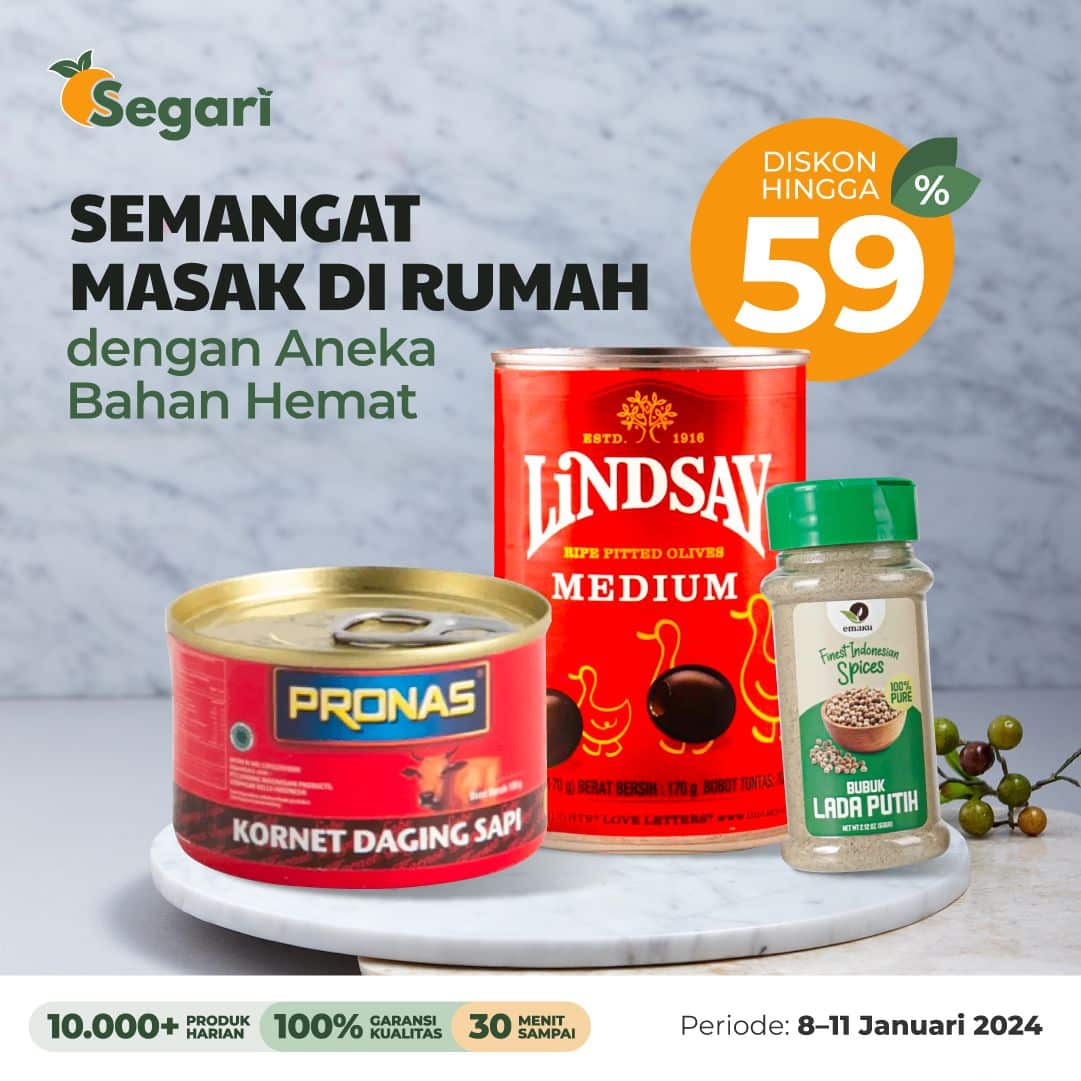 Beneran Nih?Aneka Bahan Masak
DISKON S.D. 59% 😆🤩