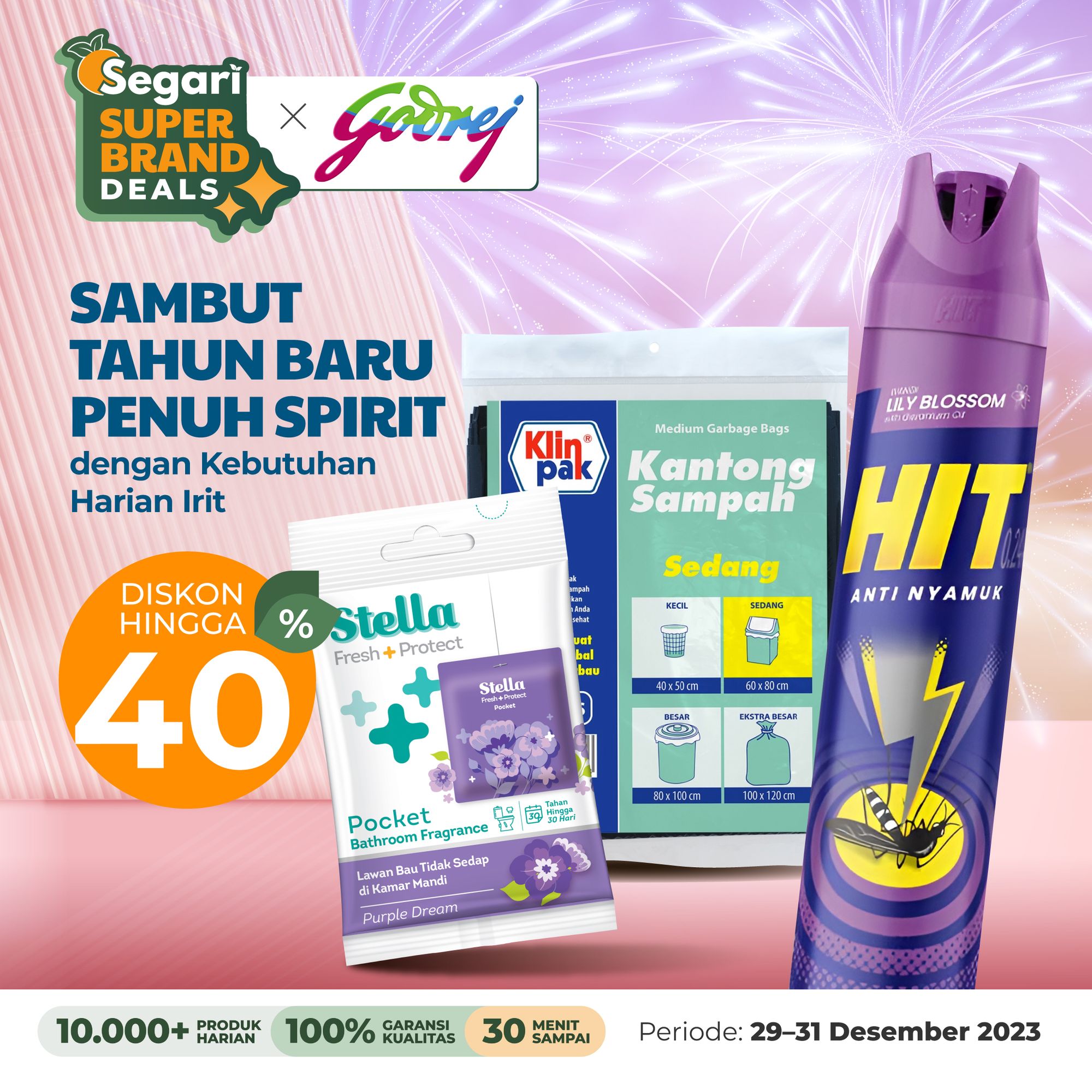 Spesial Sambut Tahun Baru!
Aneka Kebutuhan Harian
DISKON S.D. 40% 🥳