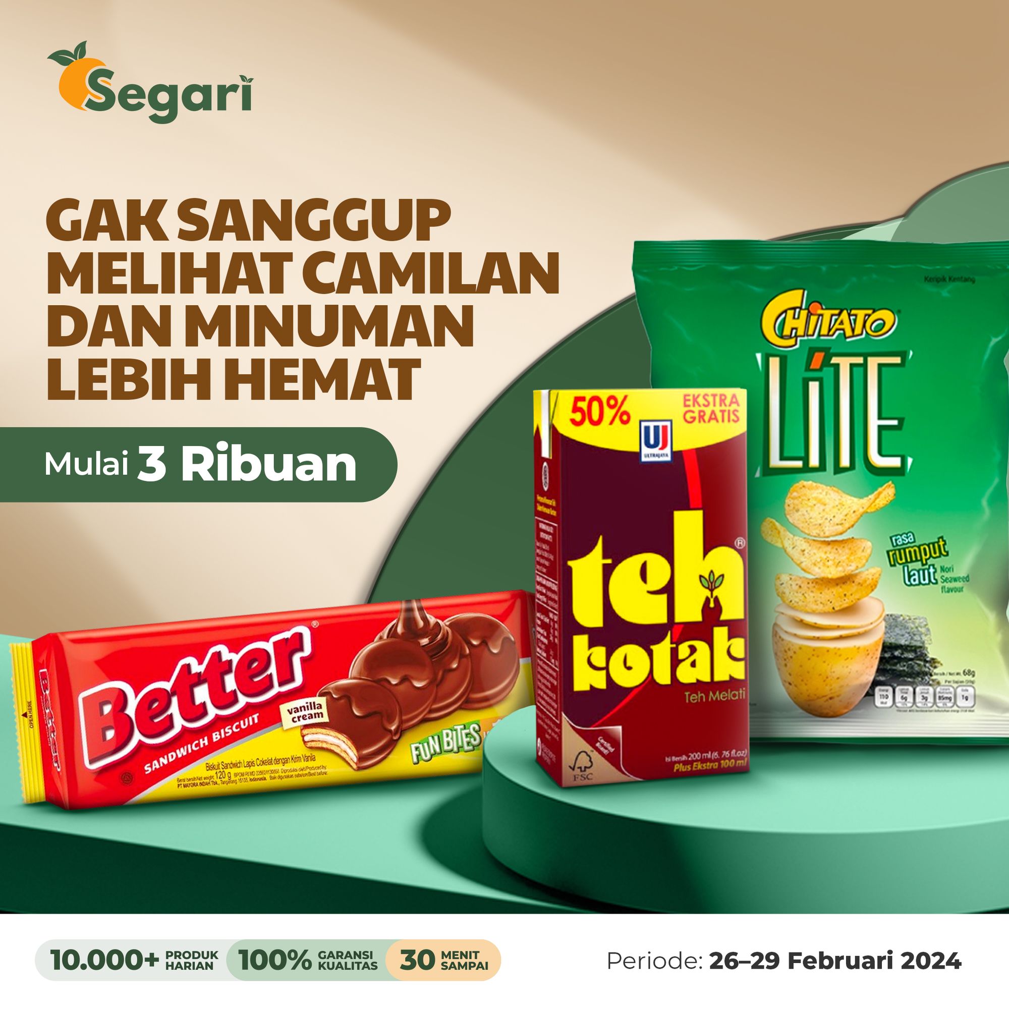 Bawaannya Pengen Borong
Aneka Camilan dan Minuman
MULAI 3 RIBUAN 💞