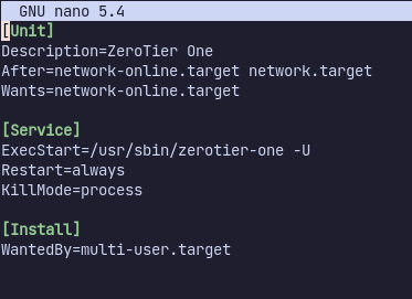 Config Systemd