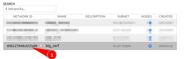 masuk ke dashboard network zerotier