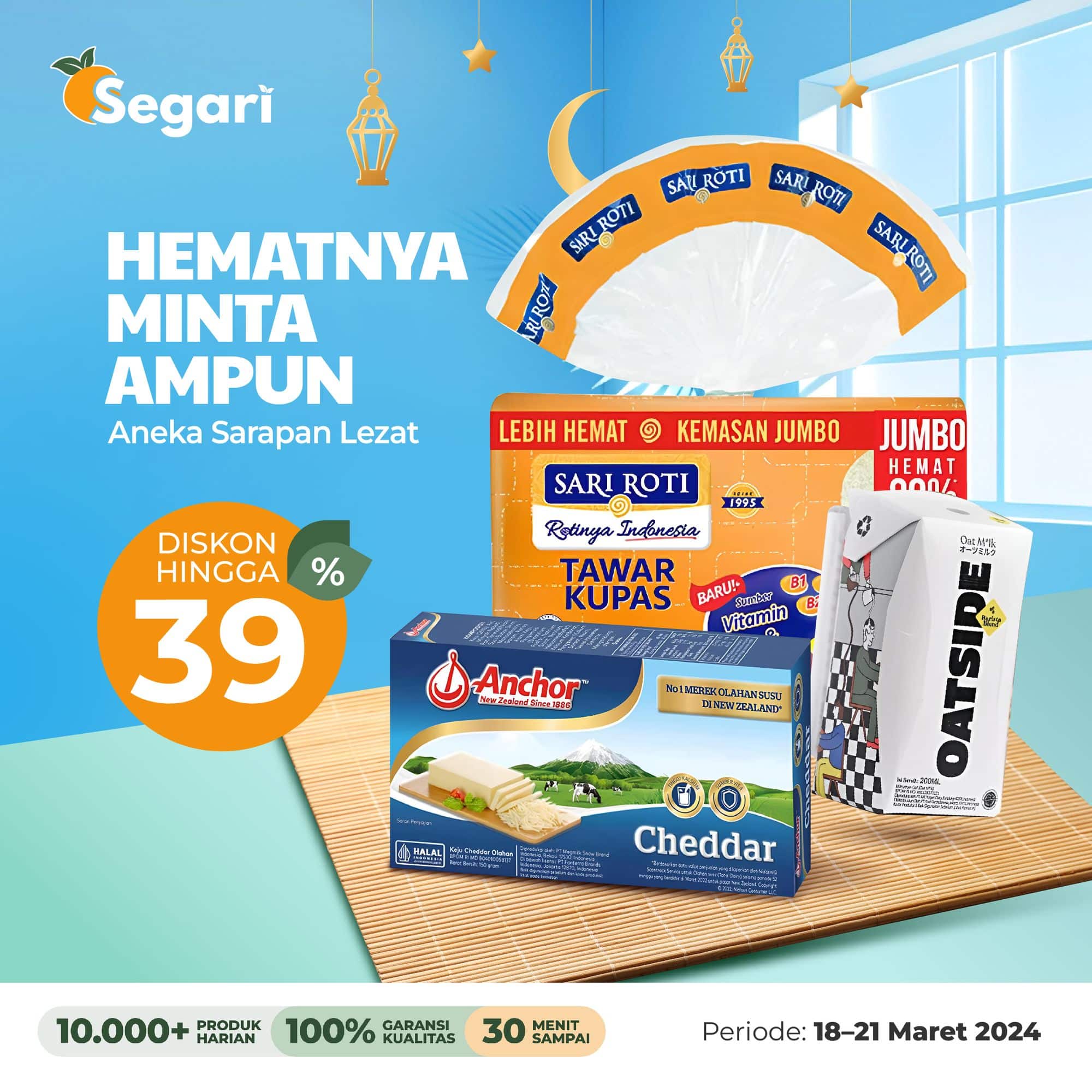 Sarapan Hemat Energi Dahsyat
Diskon S.D. 39% 🍽️💨