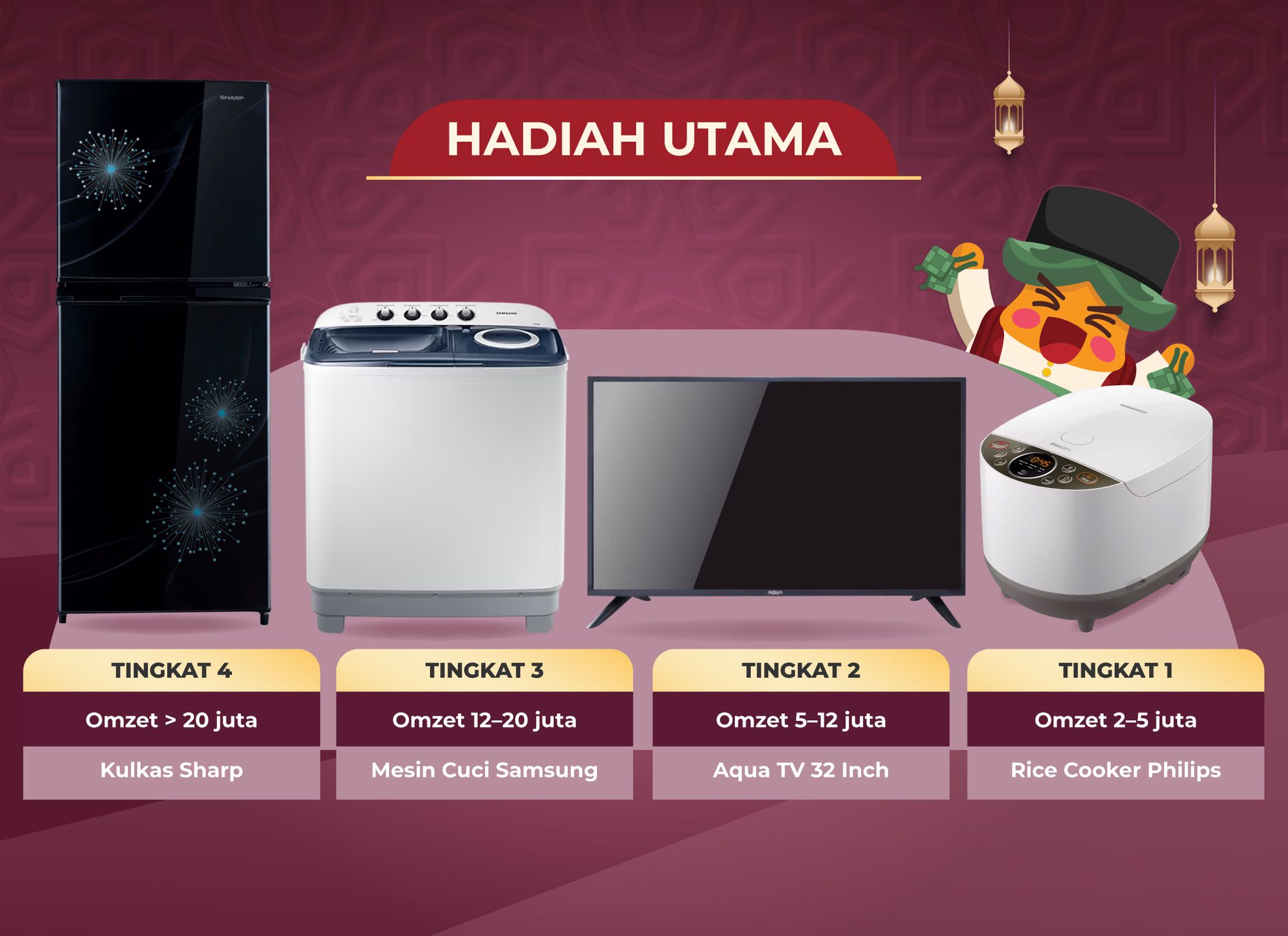 Gebyar Ramadan
Hujan Keberkahan, Mitra Ceria 🕌✨