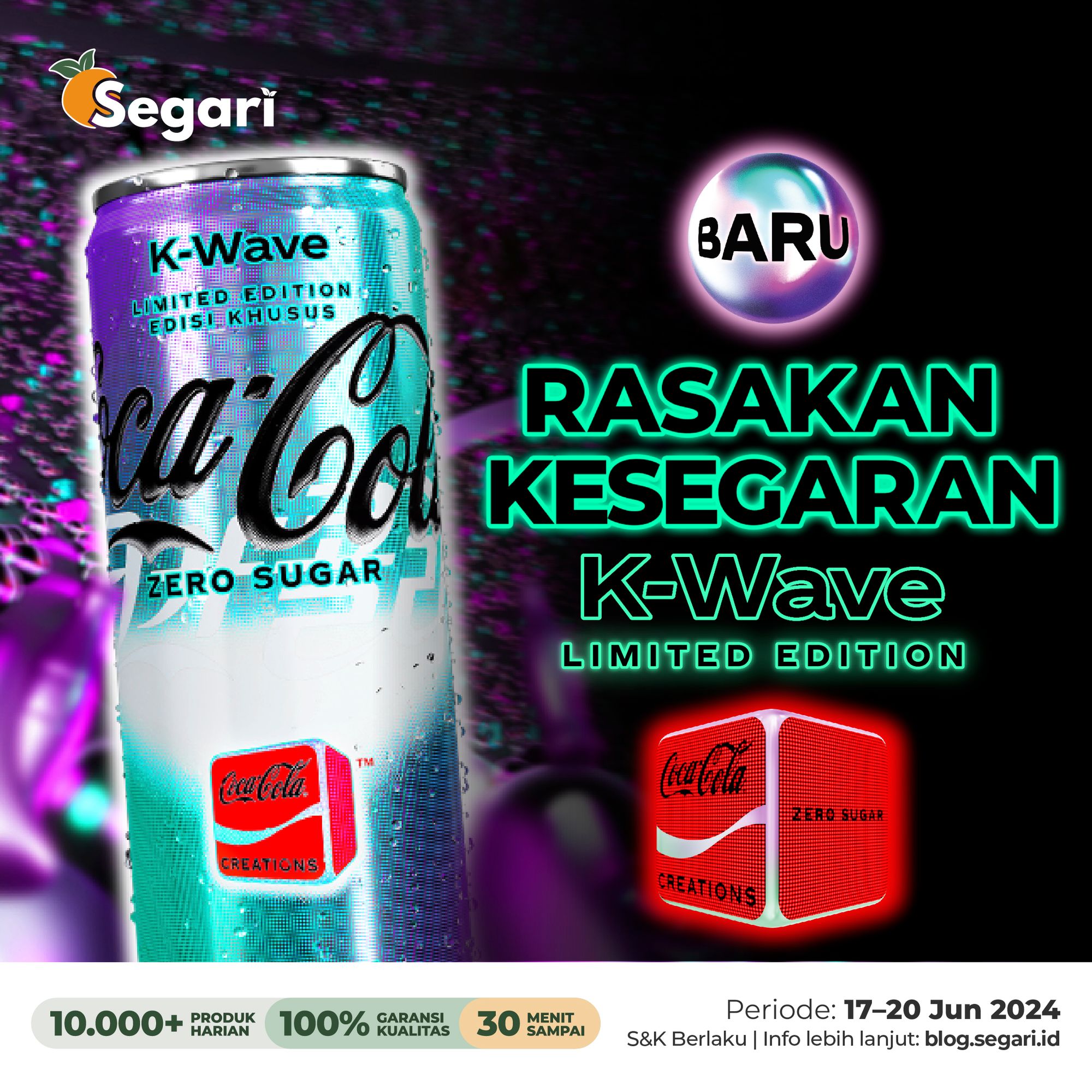 BARU! Rasakan Sensasi Kesegaran K-Wave! 🥤🎶