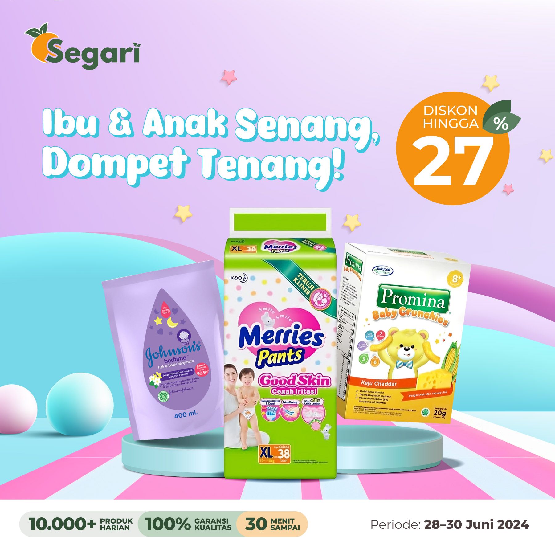 Aneka Kebutuhan Ibu & Anak
Lebih Hemat S.D. 27% 👩‍🍼💖